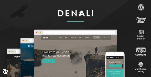 Denali – Responsive Multi-Purpose WordPress Theme