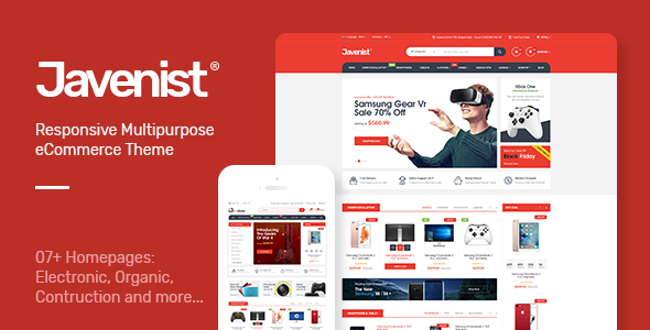 Javenist – Multipurpose Ecommerce WordPress Theme