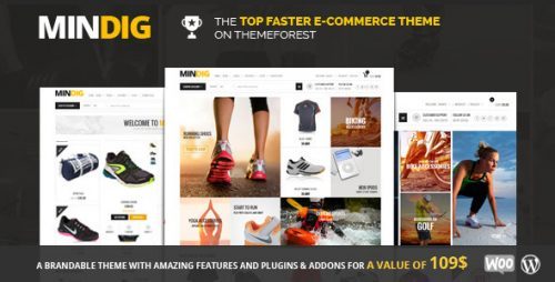 Mindig: A Flat & Multipurpose Ecommerce Theme