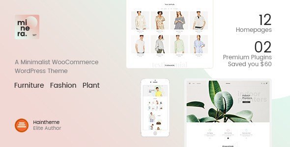 Minera – Minimalist Woocommerce WordPress Theme