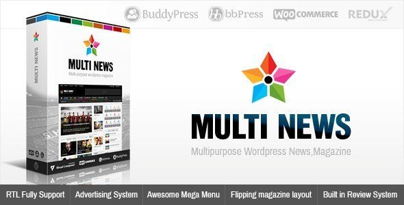 Multinews – Multi-Purpose WordPress News