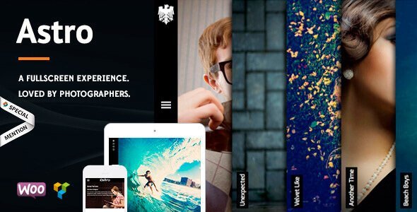 Astro – Showcase Photography WordPress Theme