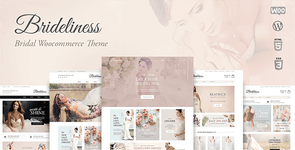 Brideliness – Wedding Shop WordPress Woocommerce Theme