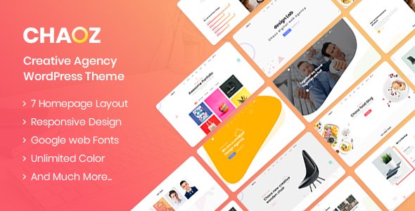Chaoz – Creative Portfolio WordPress Theme For Agency