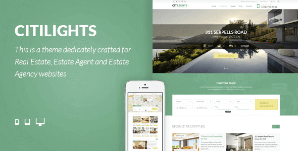 Citilights – Real Estate WordPress Theme