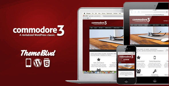 Commodore – Responsive WordPress Theme