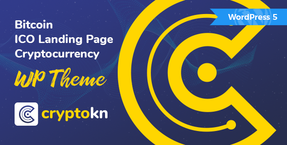 Cryptokn – ICO Landing Page & Cryptocurrency WordPress Theme