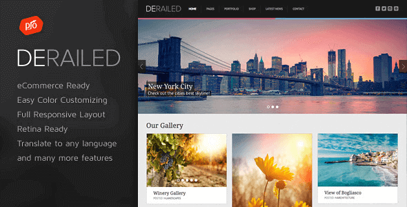 Derailed – Photography & Portfolio Theme