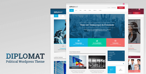 Diplomat – Political WordPress Theme