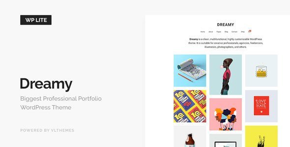 Dreamy Lite – Responsive Portfolio WordPress Theme