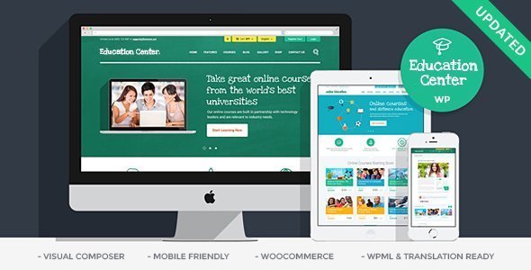Education Center | Training Courses WordPress Theme
