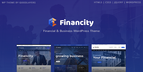 Financity – Business / Financial / Finance WordPress Theme