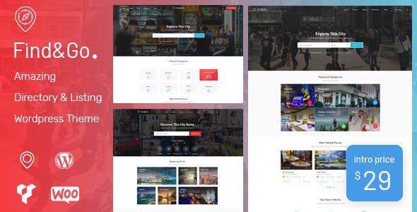 Findgo – Directory & Listing WordPress Theme