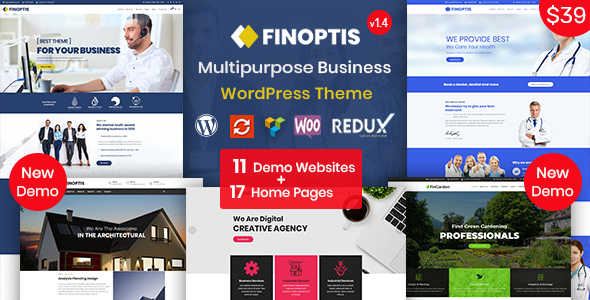 Finoptis – Multipurpose Business WordPress Theme