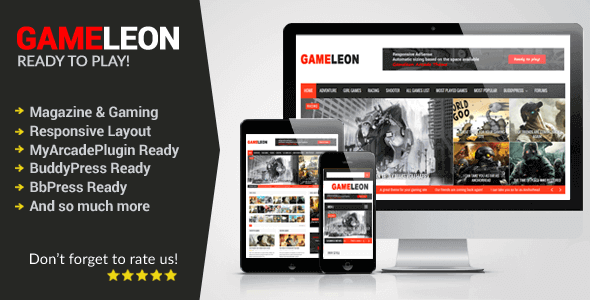 Gameleon – WordPress Arcade Theme