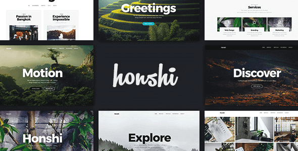 Honshi – Creative Multi Purpose WordPress Theme