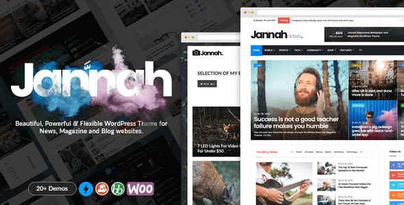 Jannah – WordPress News Magazine Blog & Buddypress Theme