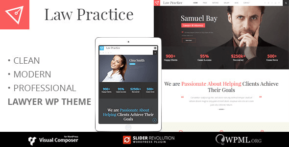 Law Practice – Lawyer WordPress Theme