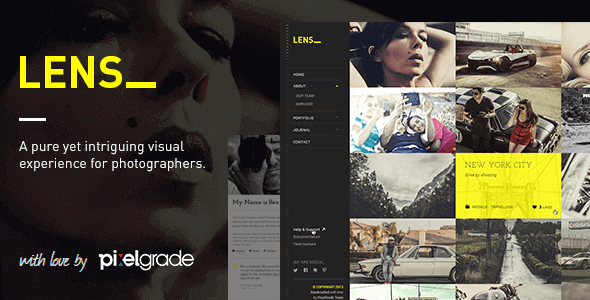 Lens – An Enjoyable Photography WordPress Theme