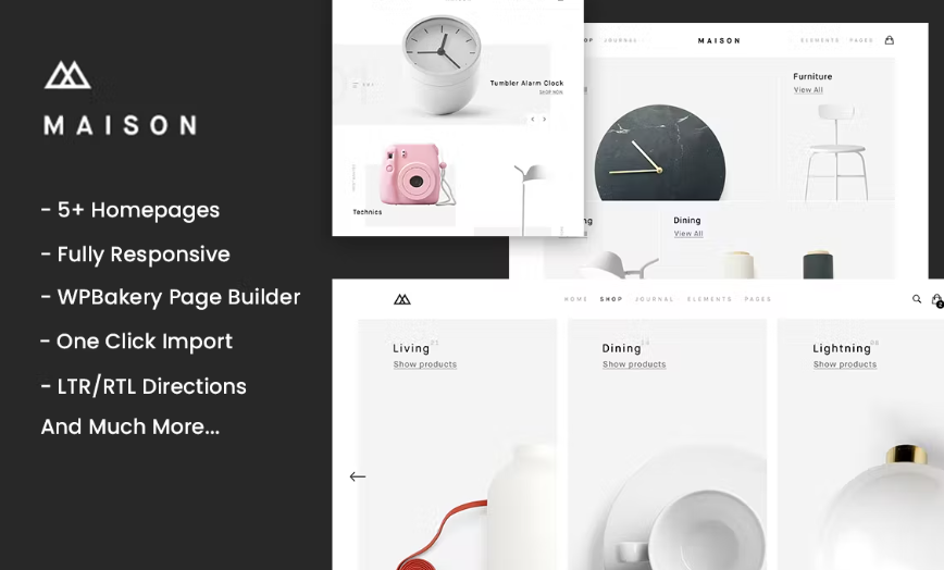 Apus Themes Maison – Minimalist eCommerce WordPress Theme