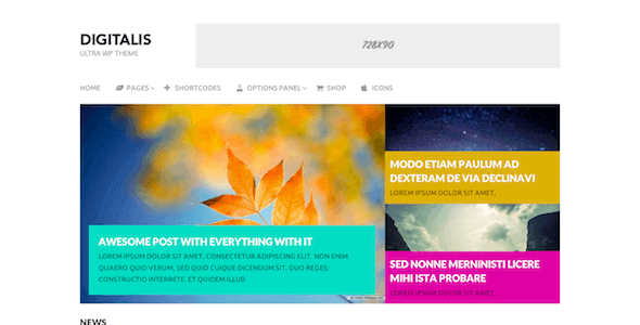Digitalis – Premium Blog + Ecommerce WordPress Theme
