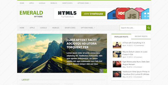 Emerald – Bright & Refreshing Magazine WordPress Theme