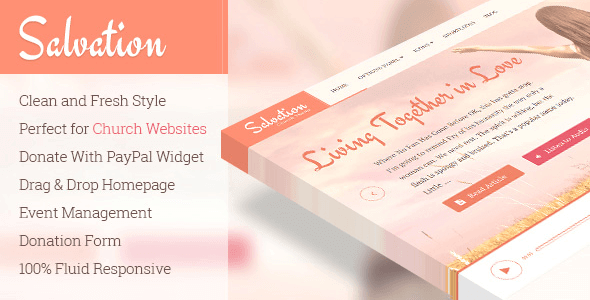 Salvation – Resposnive Church WordPress Theme