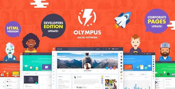 Olympus – Powerful BuddyPress Theme for Social Networking