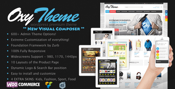 Oxy – Multi-Purpose Responsive Woocommerce Theme