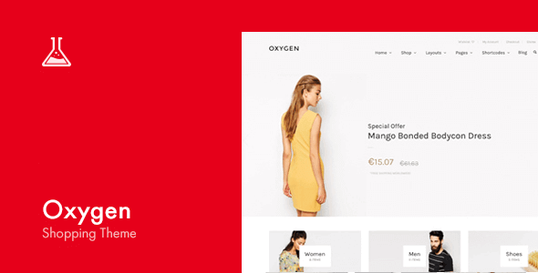 Oxygen – Woocommerce WordPress Theme
