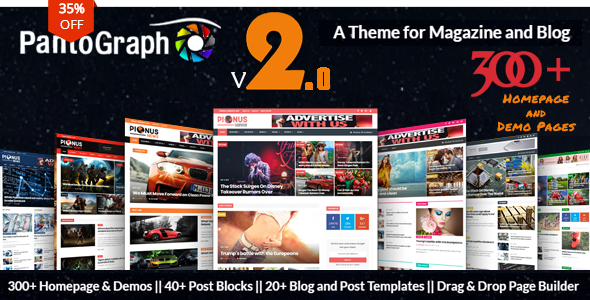 PantoGraph – Newspaper Magazine Theme