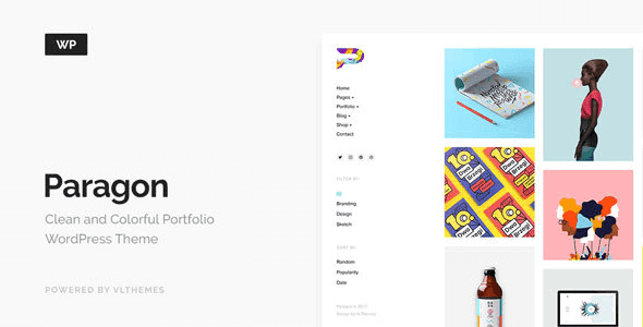 Paragon – Colorful Portfolio For Freelancers & Agencies