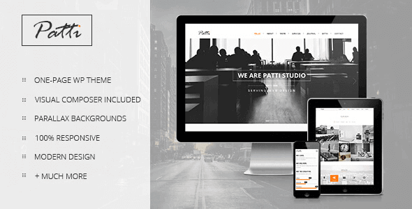Patti – Parallax One Page WordPress Theme