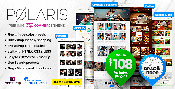 Polaris – Modern & Powerful Woocommerce Theme
