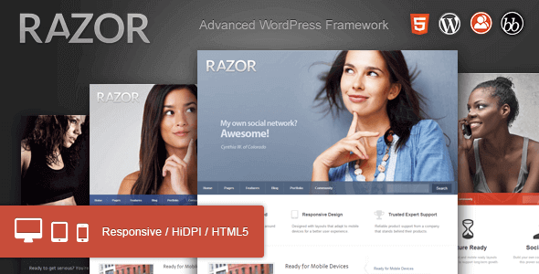 Razor – Cutting Edge WordPress Theme