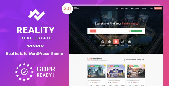 Reality | Real Estate WordPress Theme