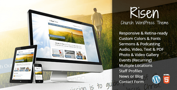 Risen – Church WordPress Theme