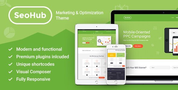 Seohub – Seo & Marketing WordPress Theme