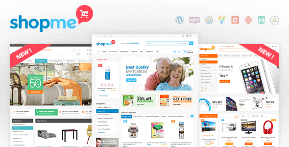 Shopme – Woocommerce WordPress Theme