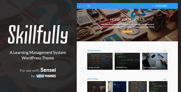 Skillfully – A Learning Management System Theme