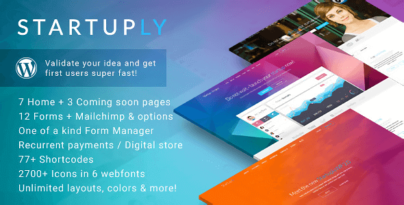Startuply – Multi-Purpose Startup Theme