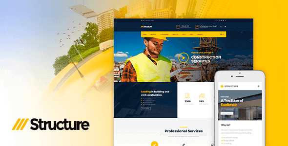 Structure – Construction WordPress Theme