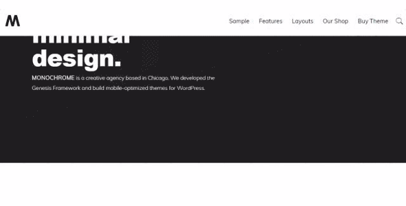 Studiopress Monochrome Pro Theme