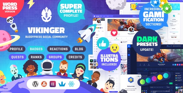 Vikinger – BuddyPress Social Community