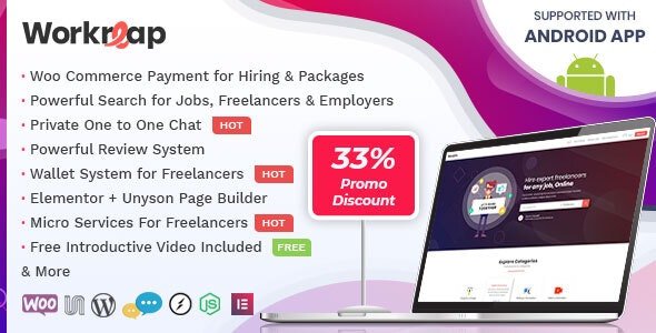 Workreap – Freelance Marketplace WordPress Theme