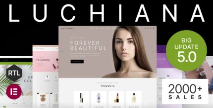 Luchiana Cosmetics Beauty Shop Theme v4.3.1: