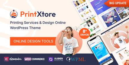 PrintXtore WordPress Theme v1.7.4 (Printing Services & Design Online WordPress Theme)