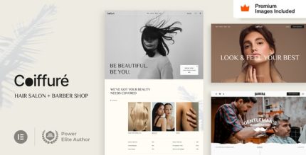 Coiffure WordPress Theme   v6.0 (Hair Salon & Barber Shop Theme)