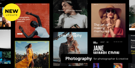 Photography WordPress Theme  v7.6.2