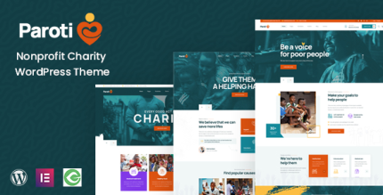 Paroti WordPress Theme  v1.1.1 (Nonprofit Charity)